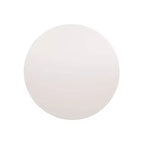 Urban Port 24" Table Basse Moderne Plateau Rond Blanc Cassé Pieds Coniques en Bois de Mangue Marron Marron/Blanc