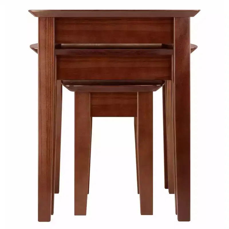 Ensemble de 3 tables gigognes Bradley - Noyer antique - Winsome