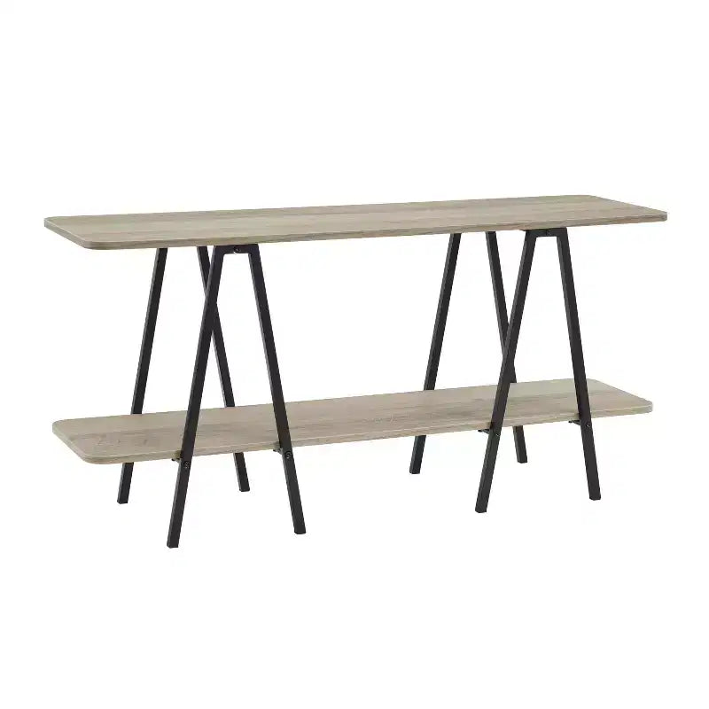 Manhattan Comfort Bahut moderne Céline 47,24 po gris rustique