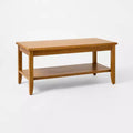 Azorella Coffee Table Oak Brown - Threshold™ designed with Studio McGee