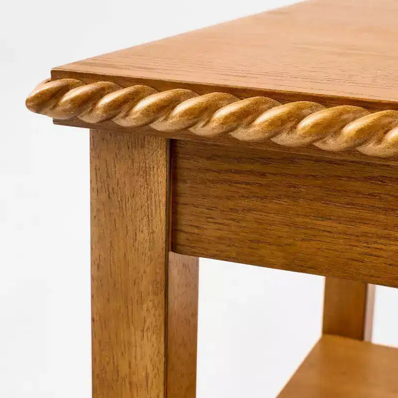 Table basse Azorella chêne brun – Threshold™ conçue avec Studio McGee