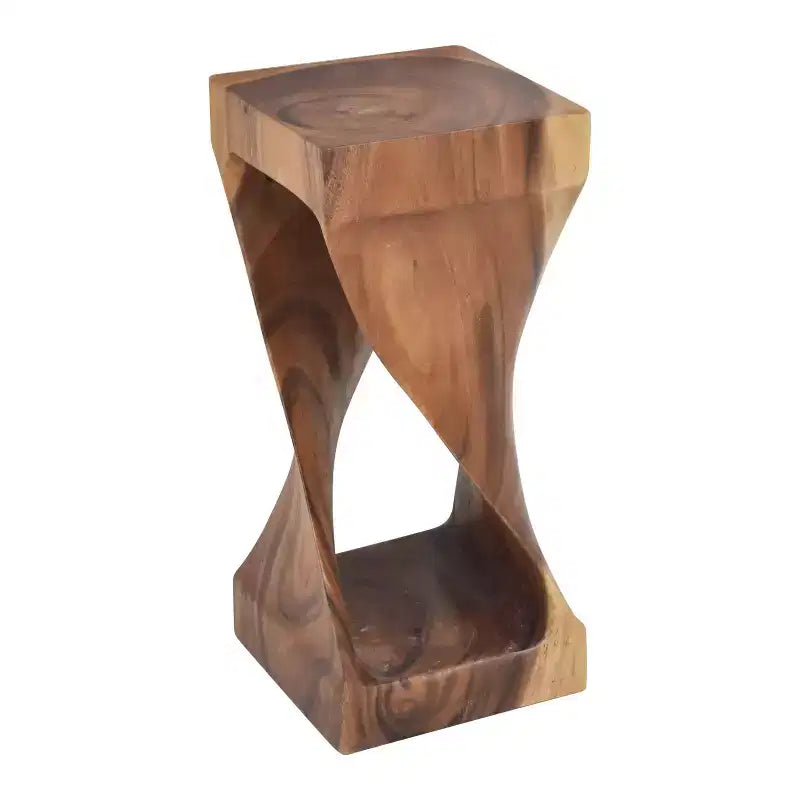 Table d'appoint d'appoint Steve Silver Co. Solana Naturel : Bois d'acacia sculpté, Aucun assemblage requis