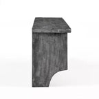 Patère murale en métal et bois Pomona de 48 po avec banc gris ardoise - Meubles Alaterre : Meuble d'entrée avec rangement