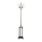 Industrial Iron Coat Rack Black - Olivia & May: Entryway, Lobby Storage, No Assembly Required
