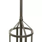 Porte-manteau industriel en fer noir - Olivia & May : Rangement pour entrée et hall, aucun assemblage requis