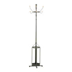 Porte-manteau industriel en fer noir - Olivia & May : Rangement pour entrée et hall, aucun assemblage requis