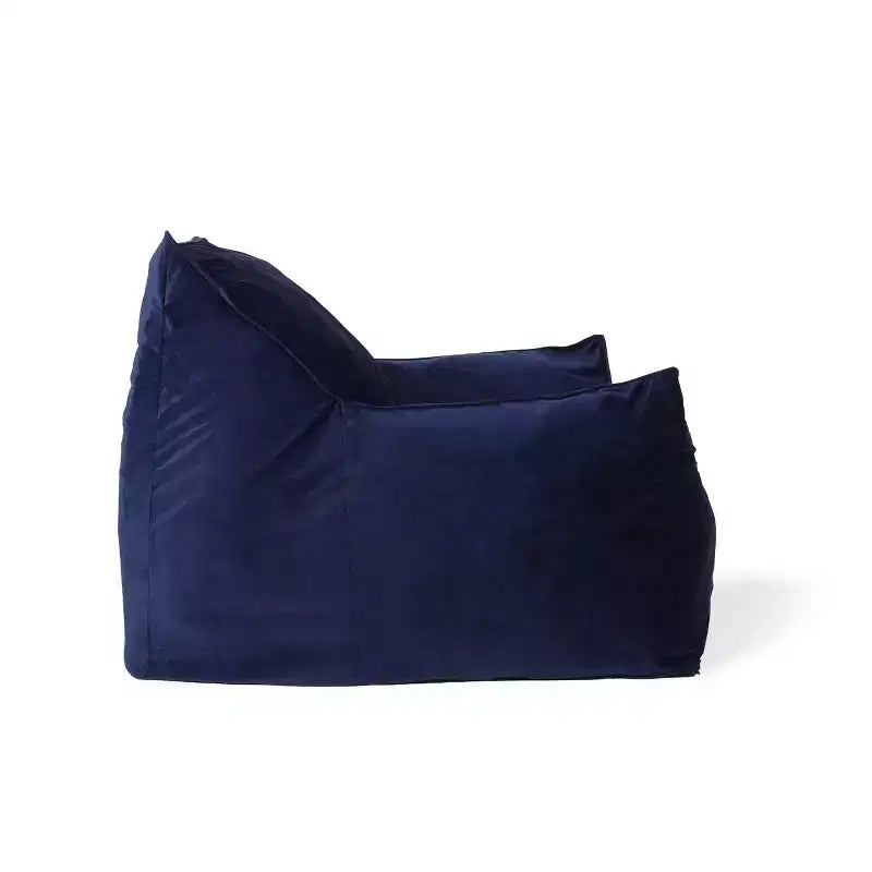Fauteuil Poire Loubar Modern Velours Côtelé Accoudoirs Bleu Marine - Christopher Knight Home
