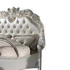 Lit king-size californien Vendome 100" en cuir synthétique et finition perle antique - Acme Furniture