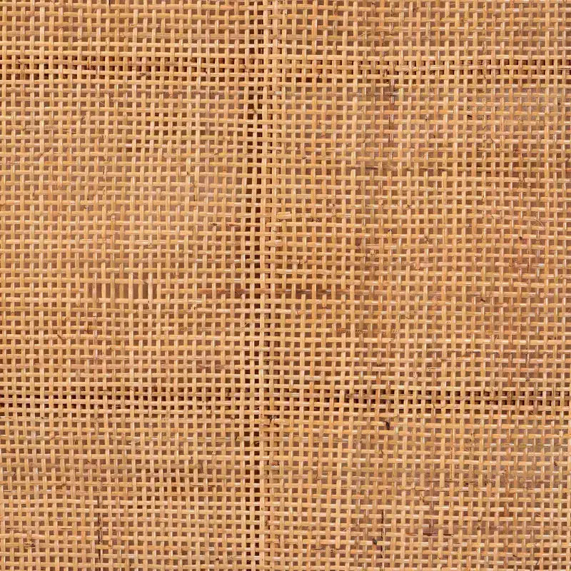 Tête de lit Queen Size Lesia en rotin et bois d'acajou, miel clair/teck rouge, de bali et pari