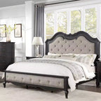 Lit King-size 82,5 po : Chelmsford Beds, Clous décoratifs, Tête de lit capitonnée - Acme Furniture