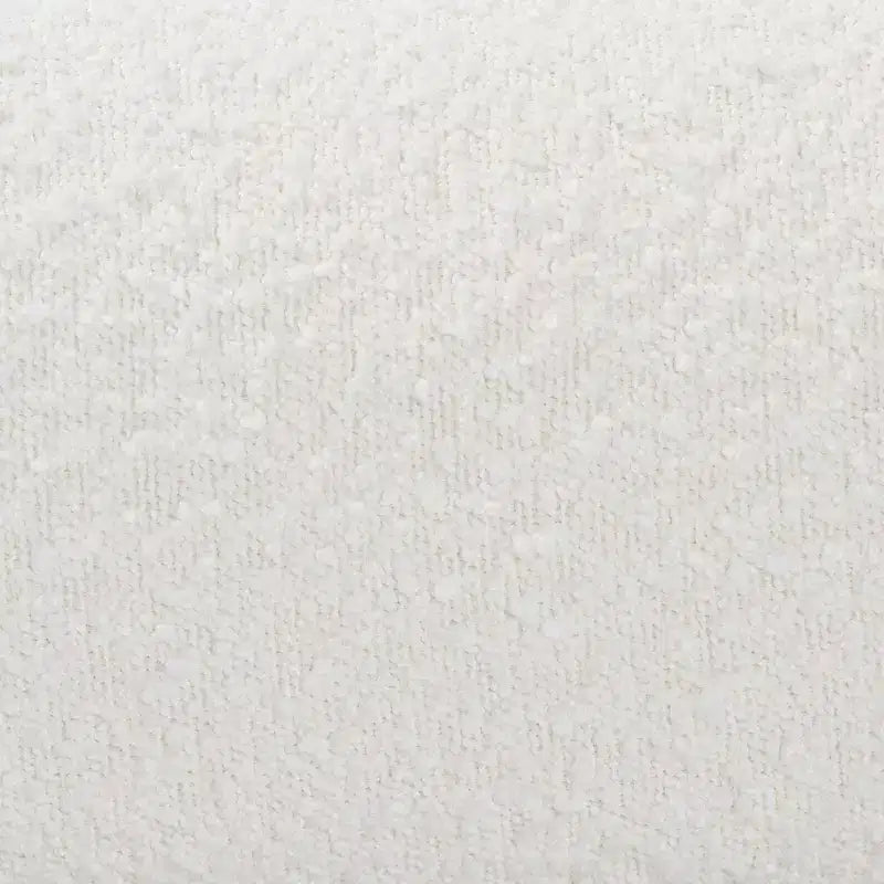 Lit plate-forme en boucle Vinicio, taille Queen, crème/noyer marron, de Baxton Studio