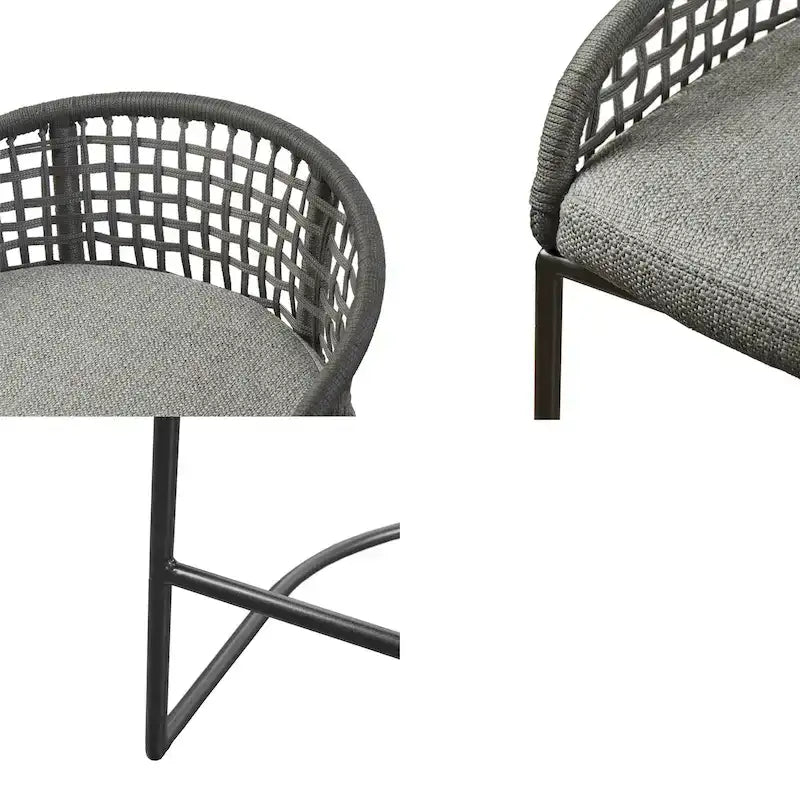 Tabouret de comptoir tissé Carmel Madison Park 25