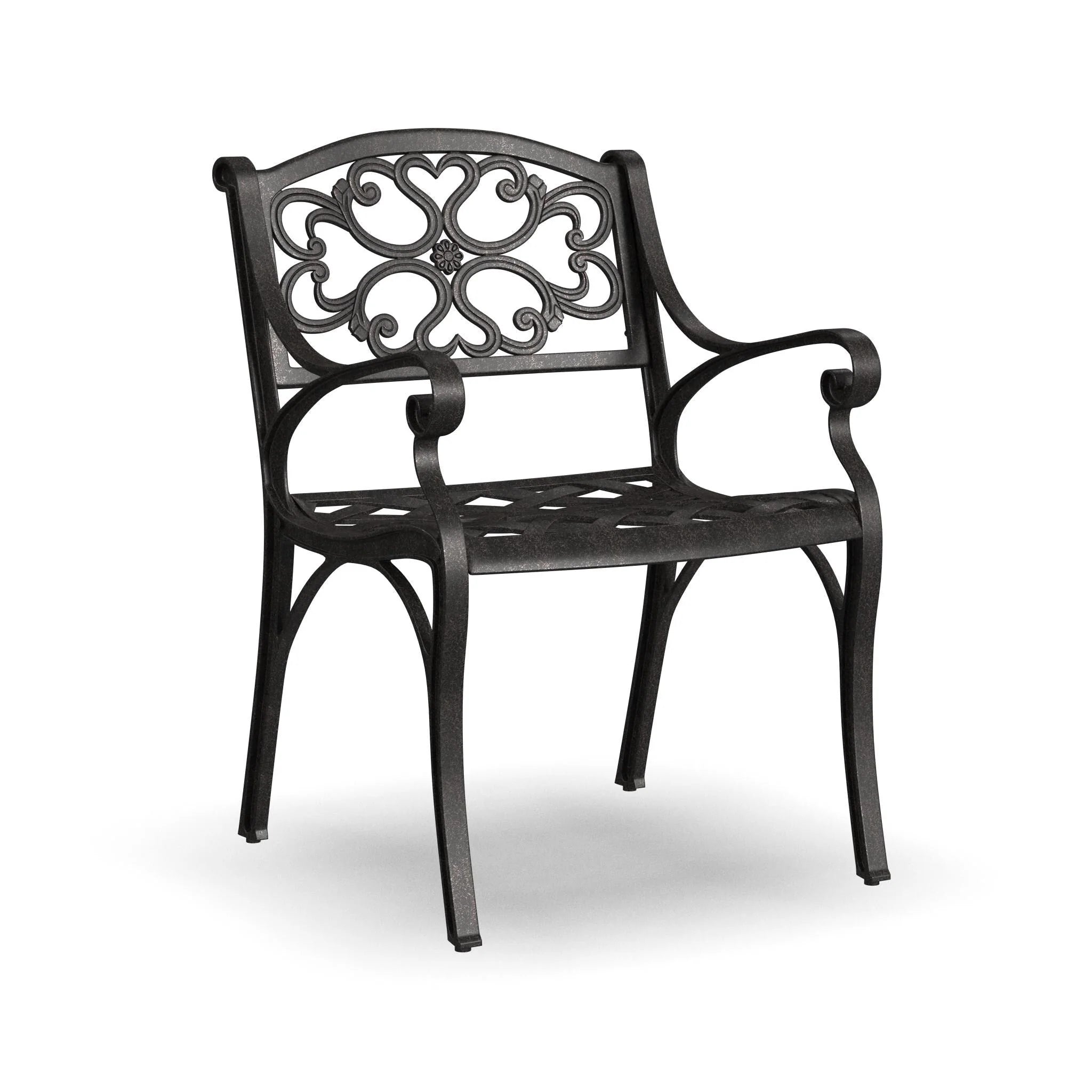 Ensemble de salle à manger d'extérieur 7 pièces en aluminium bronze Sanibel avec table à manger ovale de 72 et six fauteuils par Homestyles