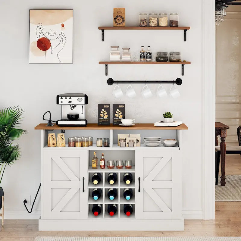 Moasis 52 Buffet Cabinet Meuble de bar à café de ferme