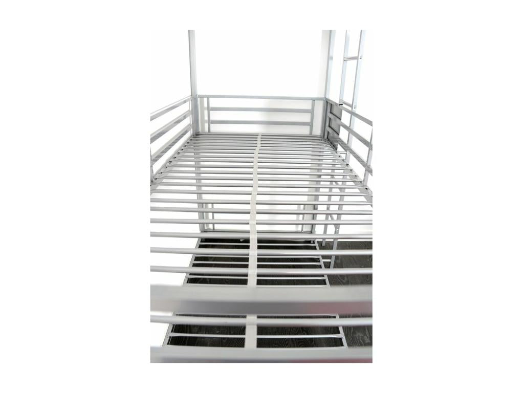 Superposed bed 3 levels metal 90x190 Greenat-Color Grey