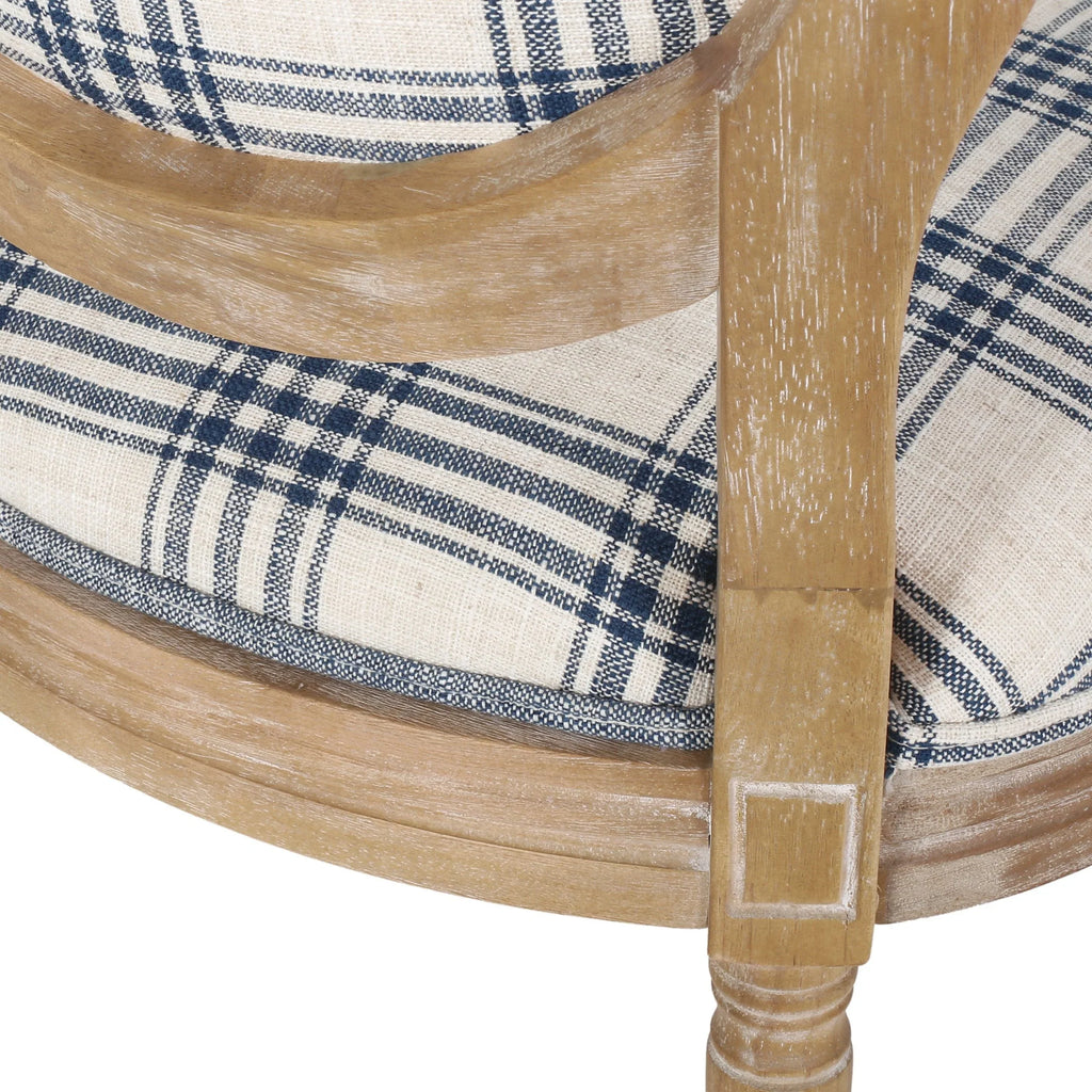 Chaises de salle à manger en tissu de style campagnard français - NH419413