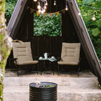 Kozyard Elsa, ensemble de bistrot pliant rembourré, 3 pièces, pour extérieur