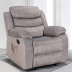Fauteuil inclinable moelleux avec fonctions massage et chaleur