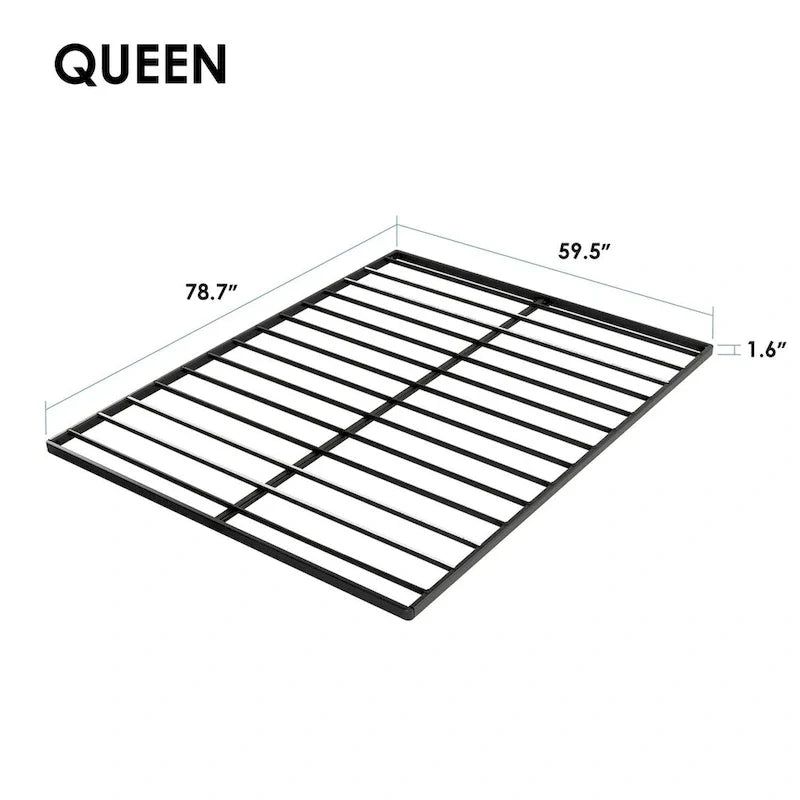 Planchette de lit en métal de 4 cm pour sommier de lit par Crown Comfort