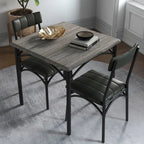 Ensemble table de cuisine et 2 chaises rembourrées
