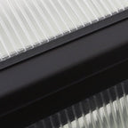 Serre de jardin aluminium VEIKOUS avec évent de toit réglable et porte verrouillable Grise
