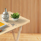 Tables de service pliantes pour télévision PJ Wood avec support de rangement compact, expresso, ensemble de 5 pièces - 36.38