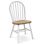 Chaise de salle à manger à dossier fuseau Windsor en bois massif International Concepts