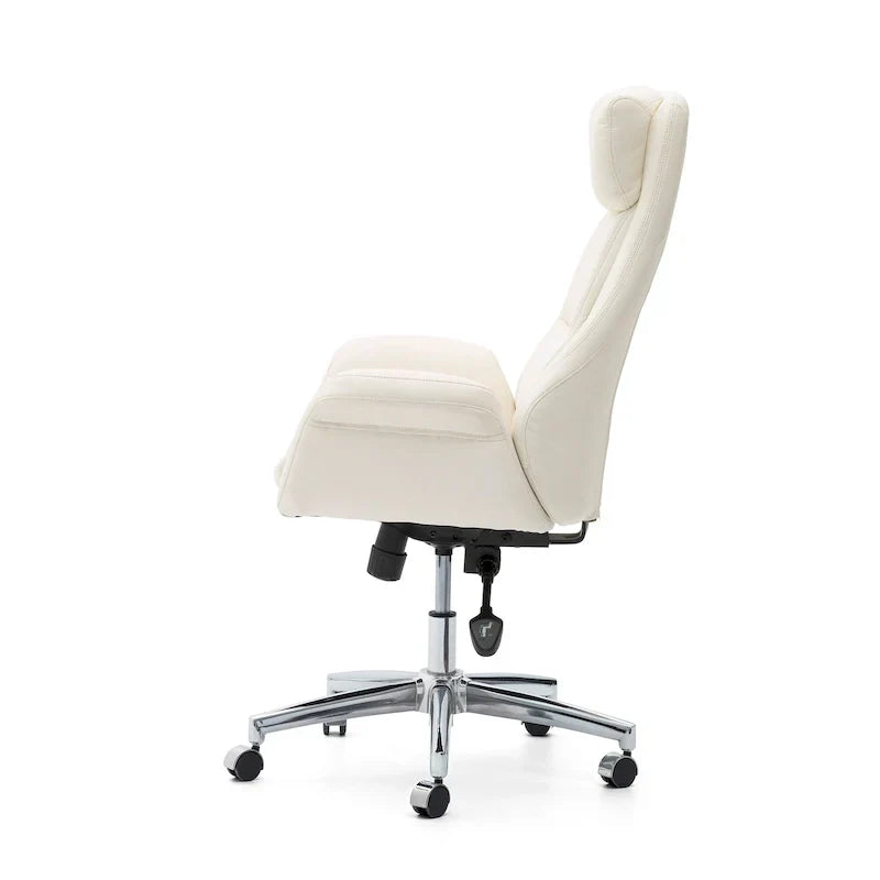 Chaise de bureau en similicuir - Pivotante - Plusieurs coloris