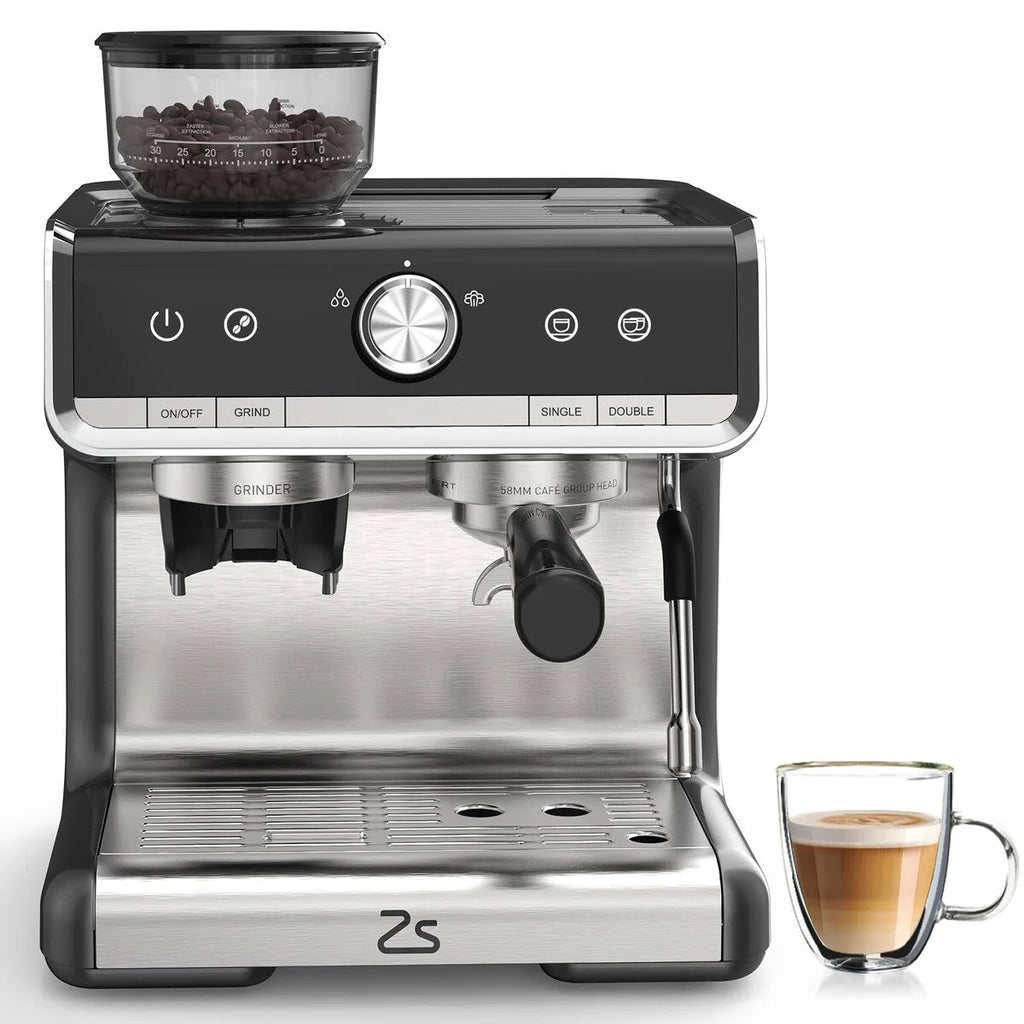 Machine à café expresso, avec moulin, réservoir d'eau de 2,8 L