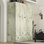 Armoire penderie placard 59L Grande armoire autonome blanche