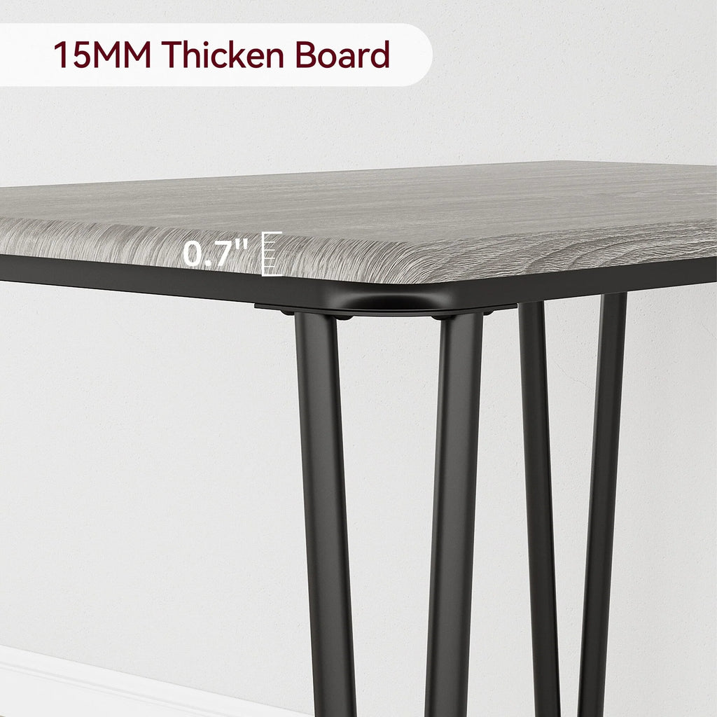 Ensemble table de cuisine et chaises pour salle à manger - 3 pièces