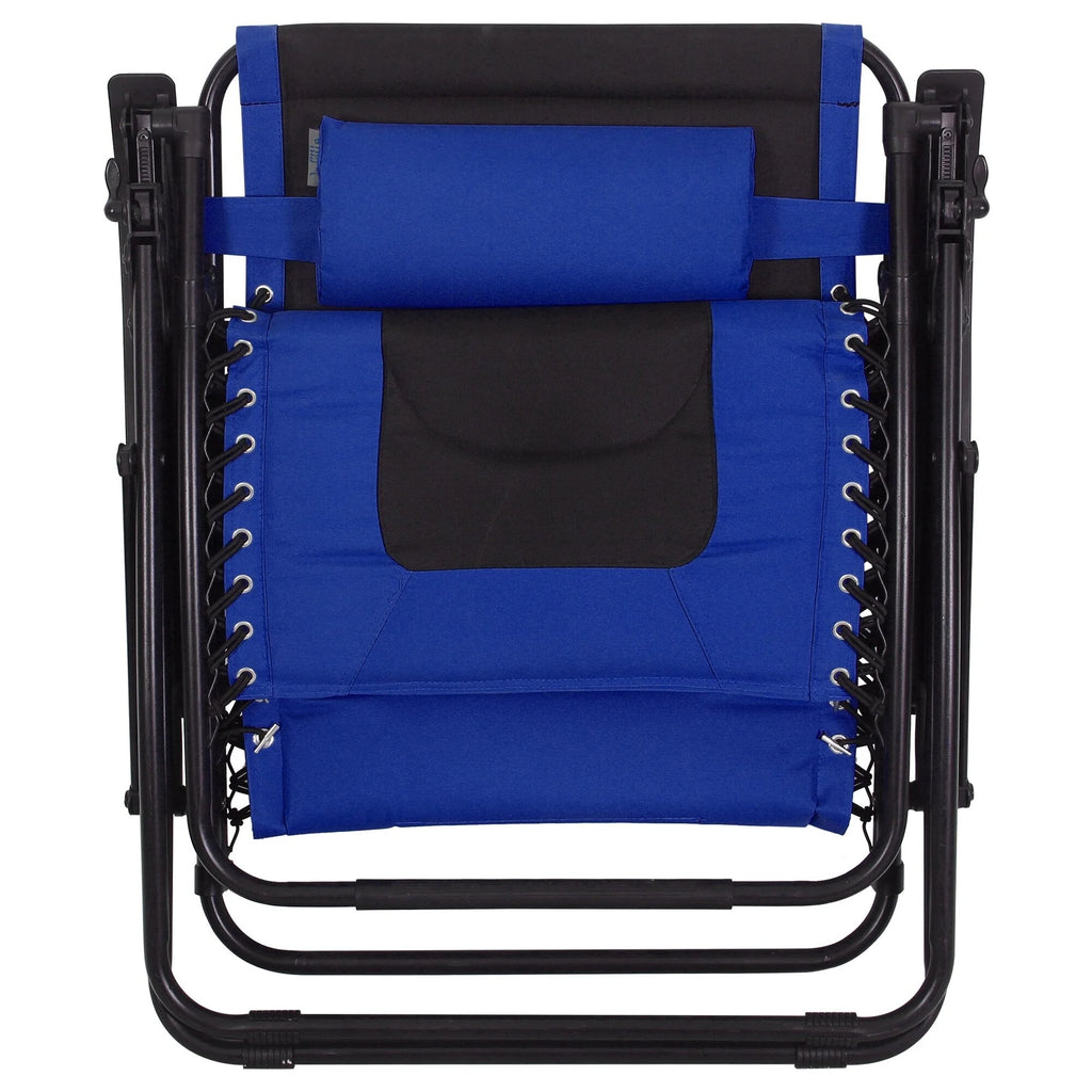 Fauteuil de relaxation zéro gravité XL surdimensionné rembourré avec accoudoirs plus larges et porte-gobelet réglable - N/A
