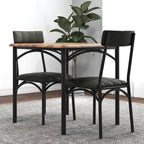Ensemble table de cuisine et 2 chaises rembourrées