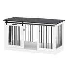 Résidence pour animaux de compagnie avec renfort en tube de fer Cage pour chien élégante et robuste