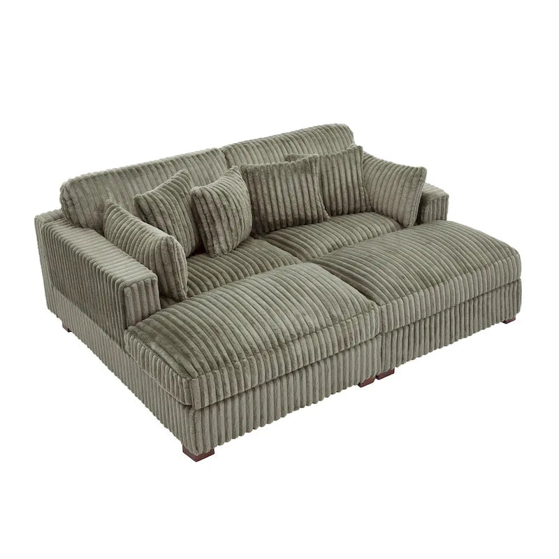Canapé modulable en tissu pour salon et chambre à coucher