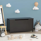 Coffre à jouets en bois pour enfants avec couvercle à charnière de sécurité, pour les 3 ans et plus