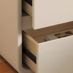 Table de chevet étroite en bois scandinave