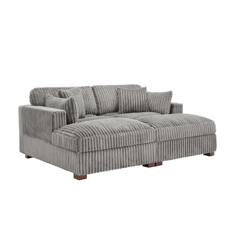 Canapé modulable en tissu pour salon et chambre à coucher