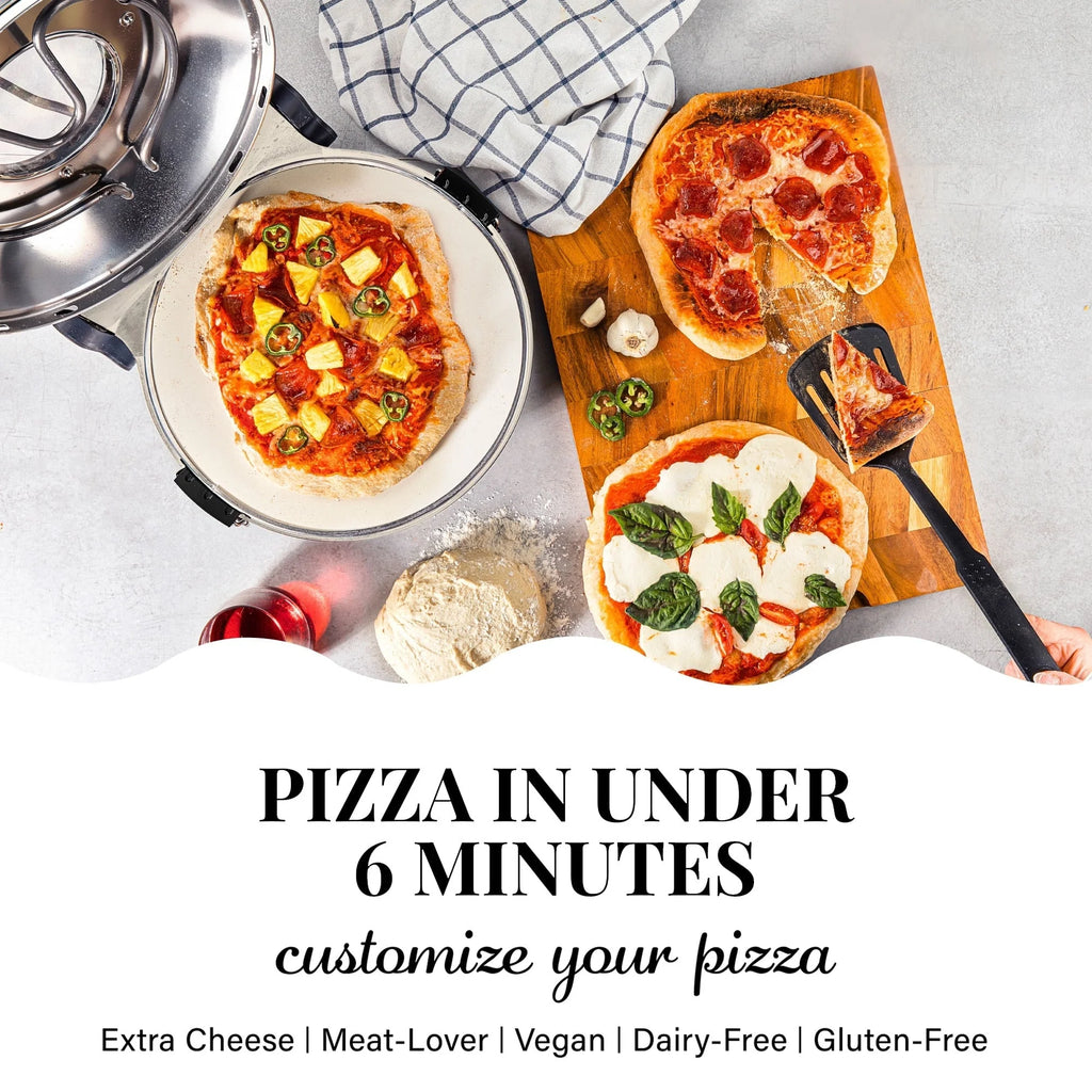 Four à pizza électrique intérieur/extérieur Granitestone Piezano avec pierre en céramique
