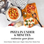 Four à pizza électrique intérieur/extérieur Granitestone Piezano avec pierre en céramique
