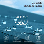 MAISON ARTS Parasol excentré rectangulaire de 4,5 m avec manivelle, parasol de marché double face d'extérieur avec lumières LED solaires et base incluse