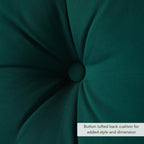 Ensemble de deux coussins d'extérieur haut de gamme Sunbrella pour assise profonde
