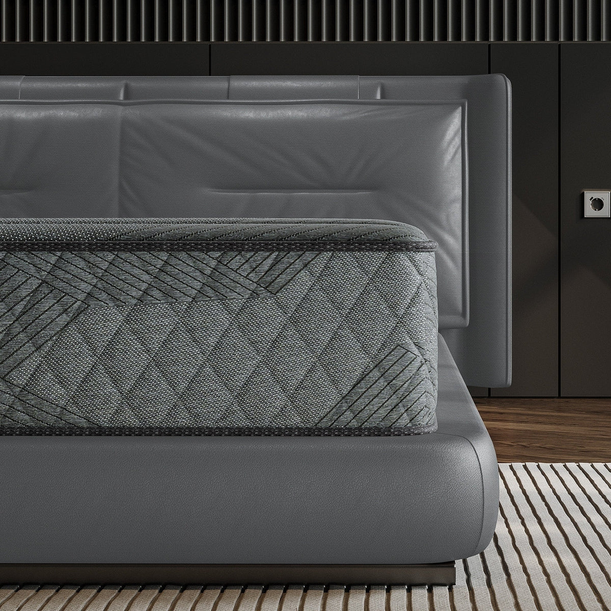 Matelas respirant rafraîchissant SweDrea Plush hybride en mousse à mémoire de forme 8/12 po avec certifications CertiPUR-US, SGS et OEKO-TEX