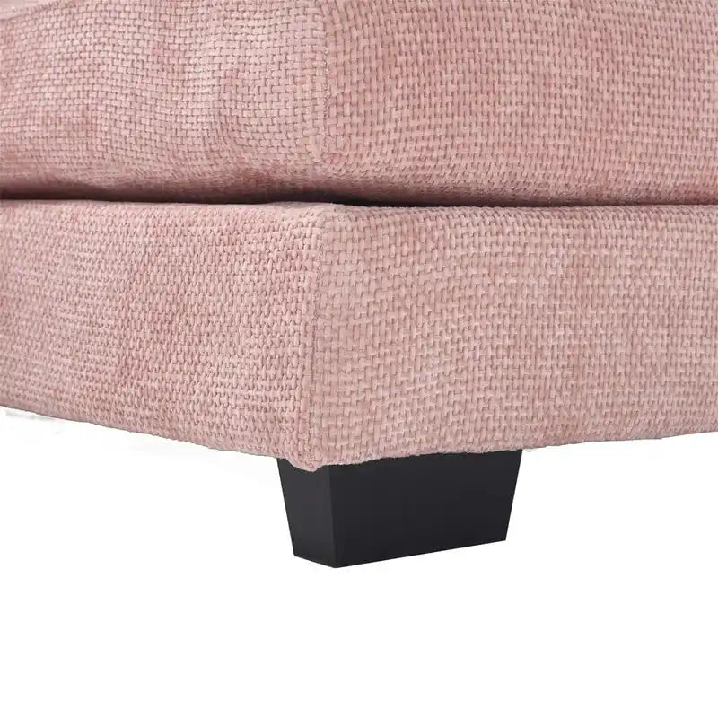 Canapé modulable Cloud pour salon, canapé d'angle moderne en chenille/boucle, canapé convertible modulable confortable avec double méridienne