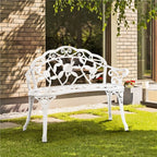 Banc extérieur en métal Yaheetech Banc de jardin de parc - N/A