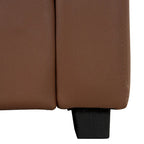 Fauteuil inclinable pour enfants en PVC avec fonction d'inclinaison par poussée, porte-gobelet et repose-pieds confortable