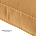 Ensemble de deux coussins d'extérieur haut de gamme Sunbrella pour assise profonde