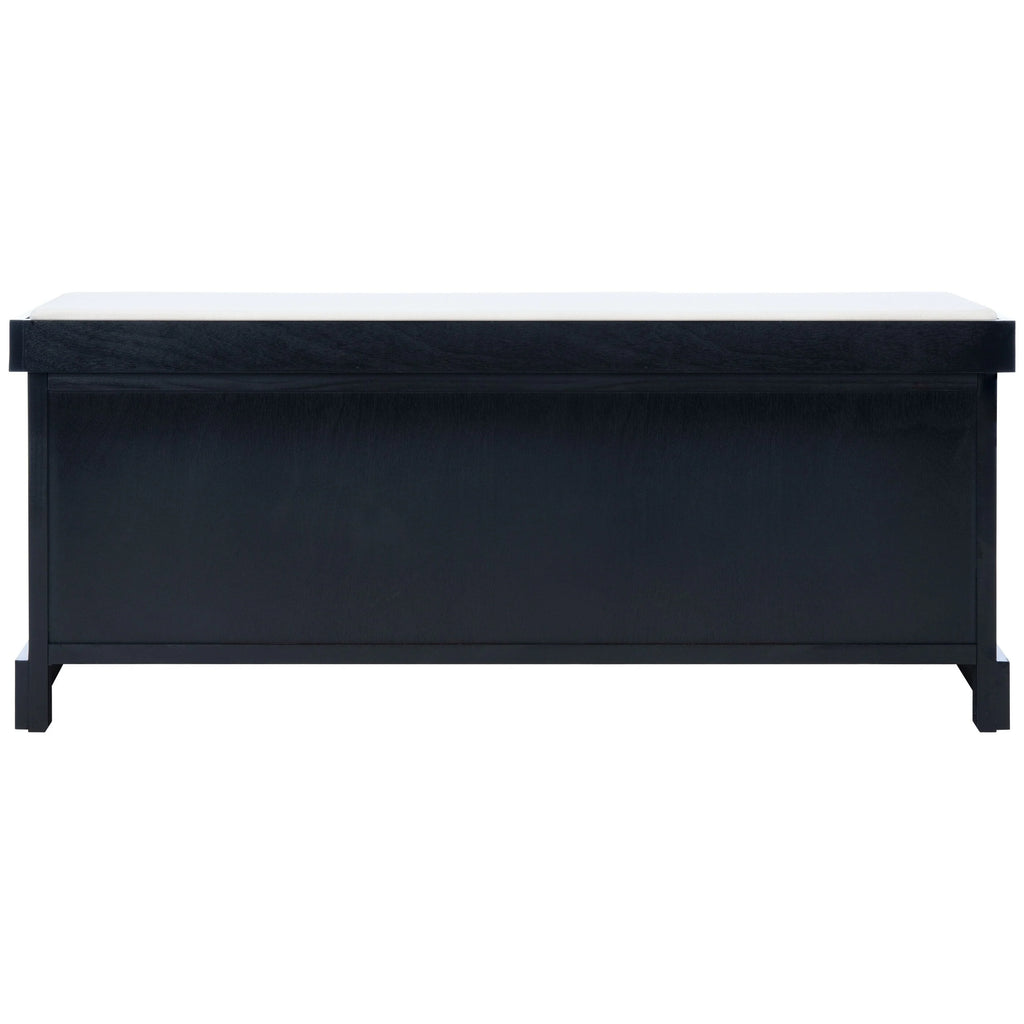 Banc de rangement SAFAVIEH Fiorello 3 tiroirs avec coussin - 47,3 L x 15 P x 19 H - 47Lx15Px19H
