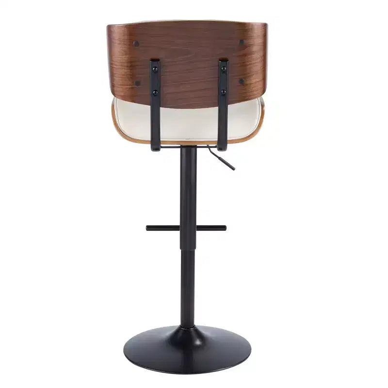Lot de 2 tabourets de bar réglables hauteur comptoir Lombardi Mid-Century Modern - Lumisource
