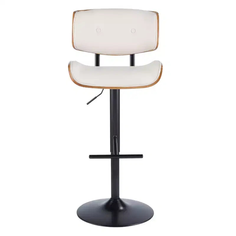 Lot de 2 tabourets de bar réglables hauteur comptoir Lombardi Mid-Century Modern - Lumisource